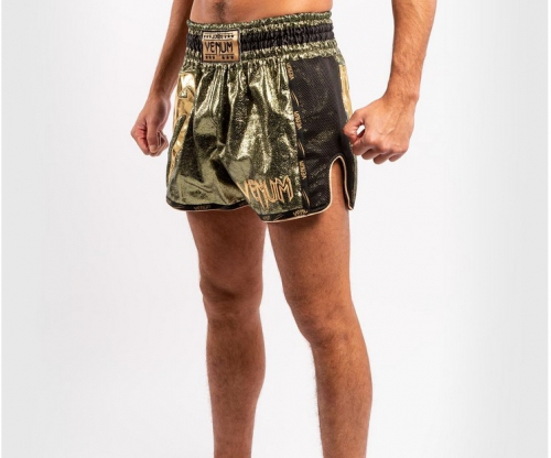 Shorts for Thai boxing Venum Giant Foil Khaki Gold price