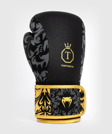 Боксерські рукавиці Venum x Ilia Topuria Unmatched Boxing Gloves Black Gold ціна