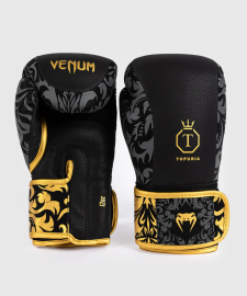 Боксерські рукавиці Venum x Ilia Topuria Unmatched Boxing Gloves Black Gold купити
