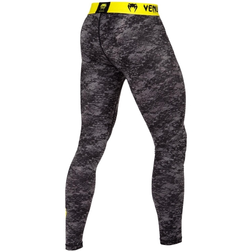 Компресійні штани Venum Tramo Spats Black Yellow купити