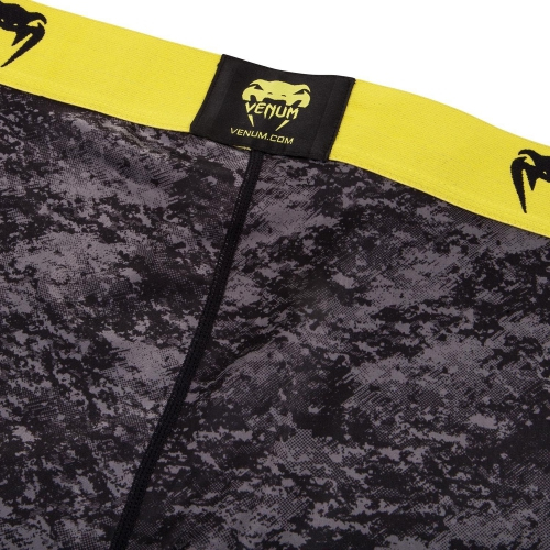 Компресійні штани Venum Tramo Spats Black Yellow розмір