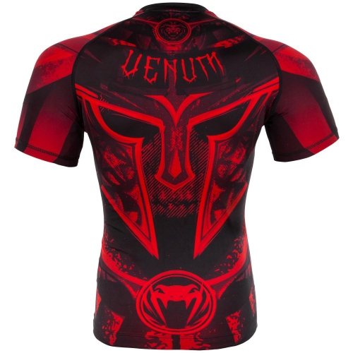 Рашгард Venum Gladiator 3.0 Rashguard Black Red Short Sleeves купити