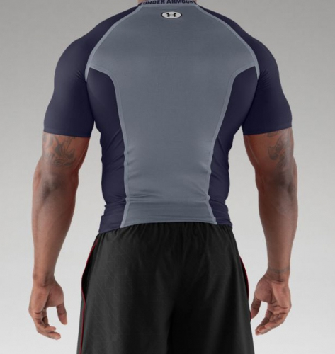Компрессионная футболка Under Armour Dynasty Vented Compression SS - Navy купить