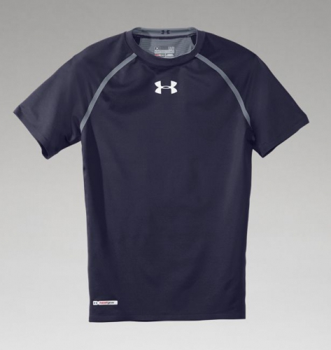 Компрессионная футболка Under Armour Dynasty Vented Compression SS - Navy цена