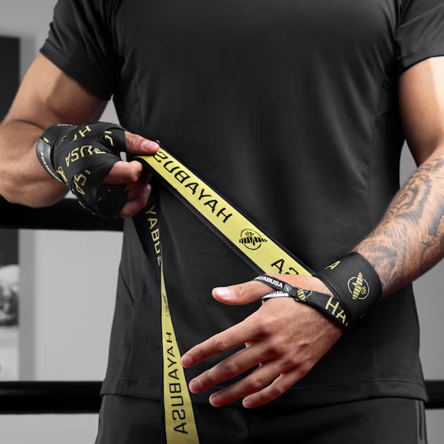 Hayabusa Deluxe Hand Wraps Black Gold price