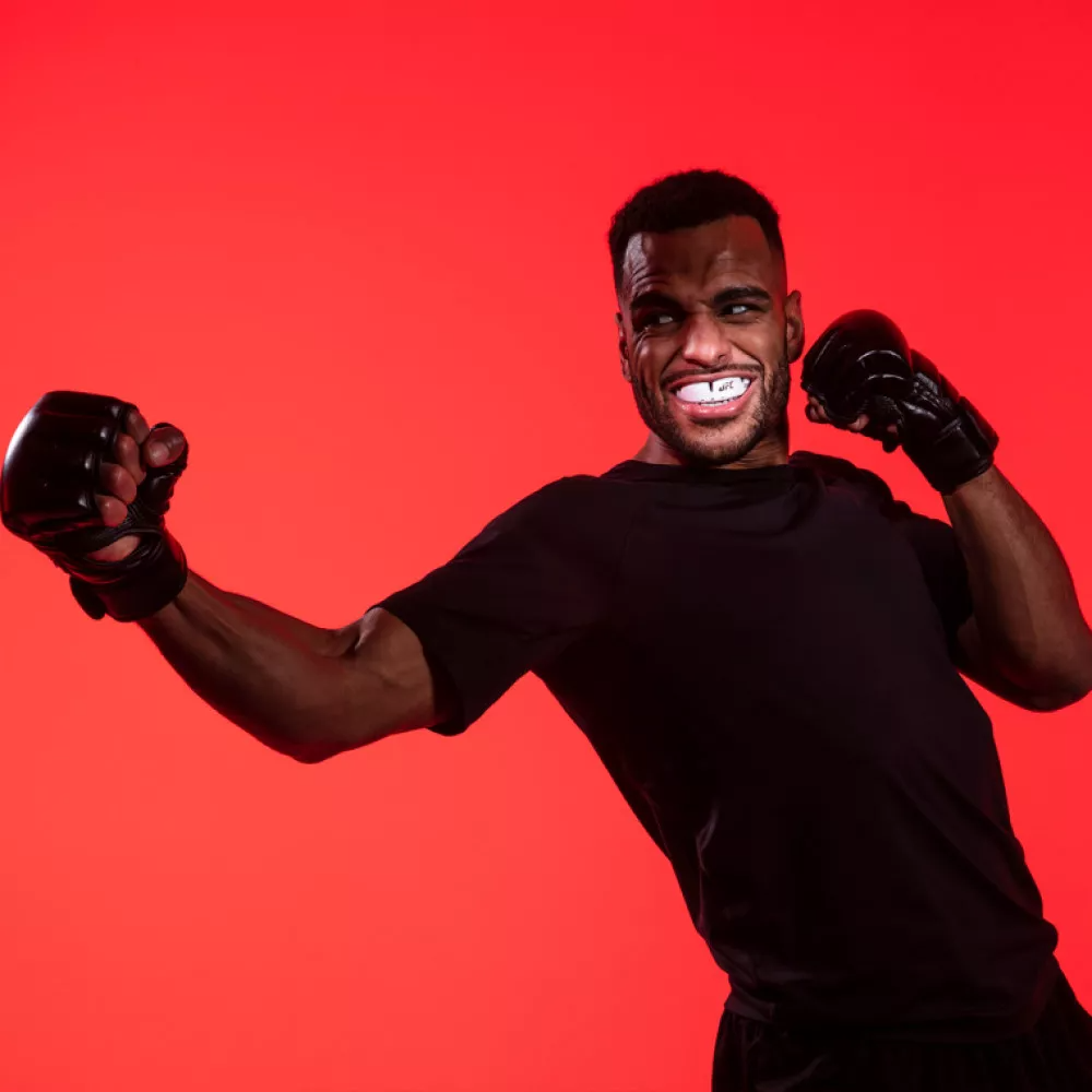 Капа OPRO Self-Fit UFC GEN2 Silver White/Silver ціна