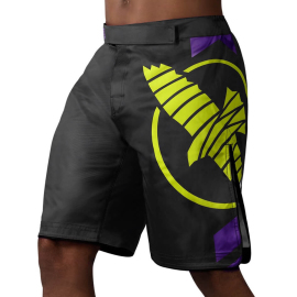 Шорты для MMA Hayabusa Icon Fight Shorts Black Neon