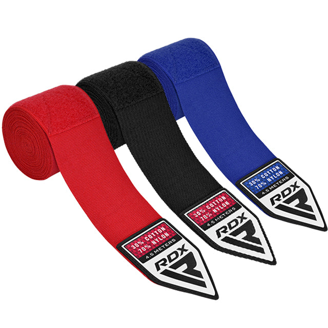 RDX RB Boxing Hand Wraps Set - Red Blue Black buy
