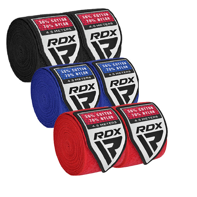 Бинты RDX RB Boxing Hand Wraps Set - Red Blue Black