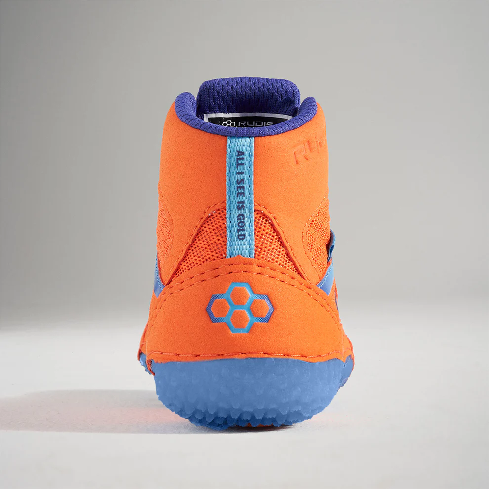 Rudis Alpha 2.0 Jordan Burroughs Edition Youth Wrestling Shoes United Orange size