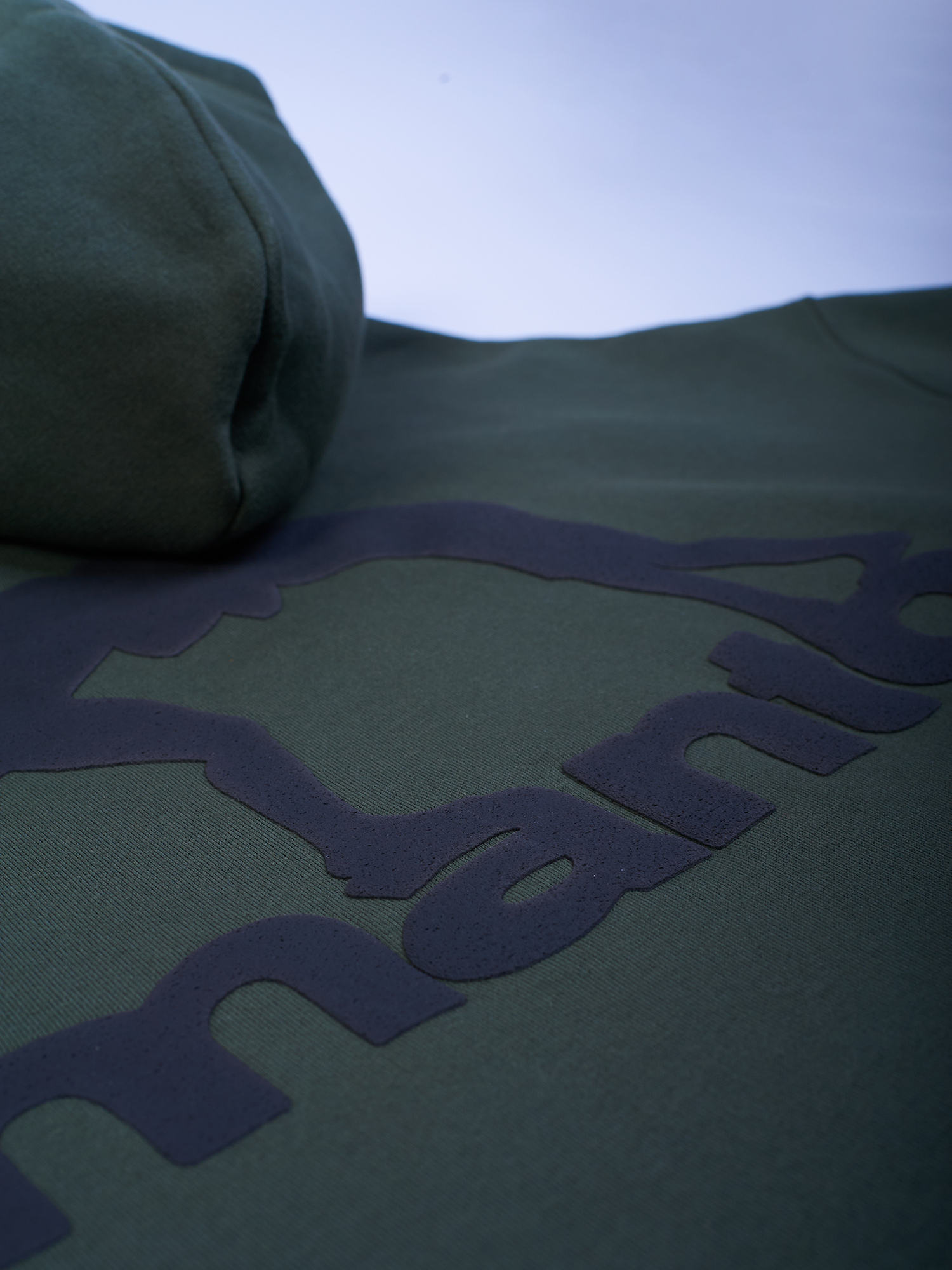 Hoodie MANTO Hoodie Label Oversize Khaki original