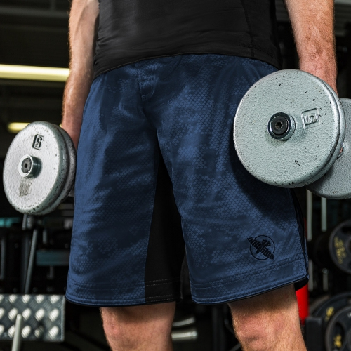 Шорты для MMA Hayabusa Hexagon Fight Shorts Navy цена