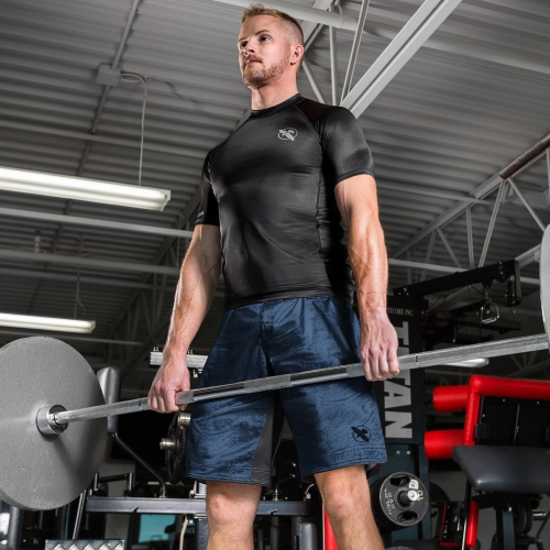 Шорты для MMA Hayabusa Hexagon Fight Shorts Navy фото