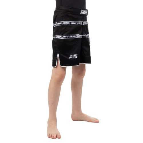 Childrens shorts Tatami Kids Vengeance Grappling Shorts Black photo
