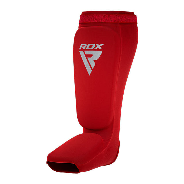 Захист гомілки RDX Hosieri Shin Instep Guard Red White купити