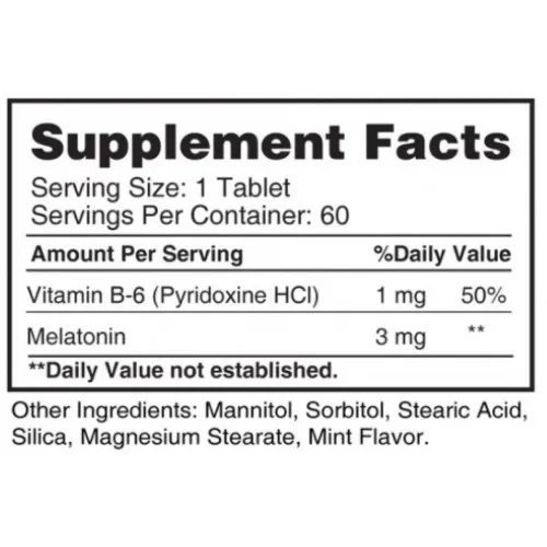 Мелатонин Earth‘s Creation Melatonin 3 mg with B-6 Sublingual, 60 Tablets купить