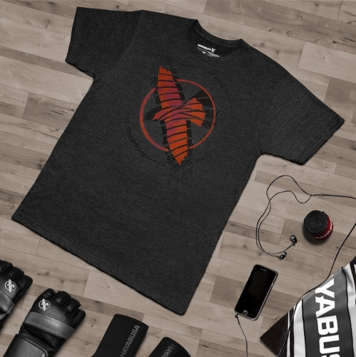 Футболка Hayabusa Logo T-shirt Black Red оригінал