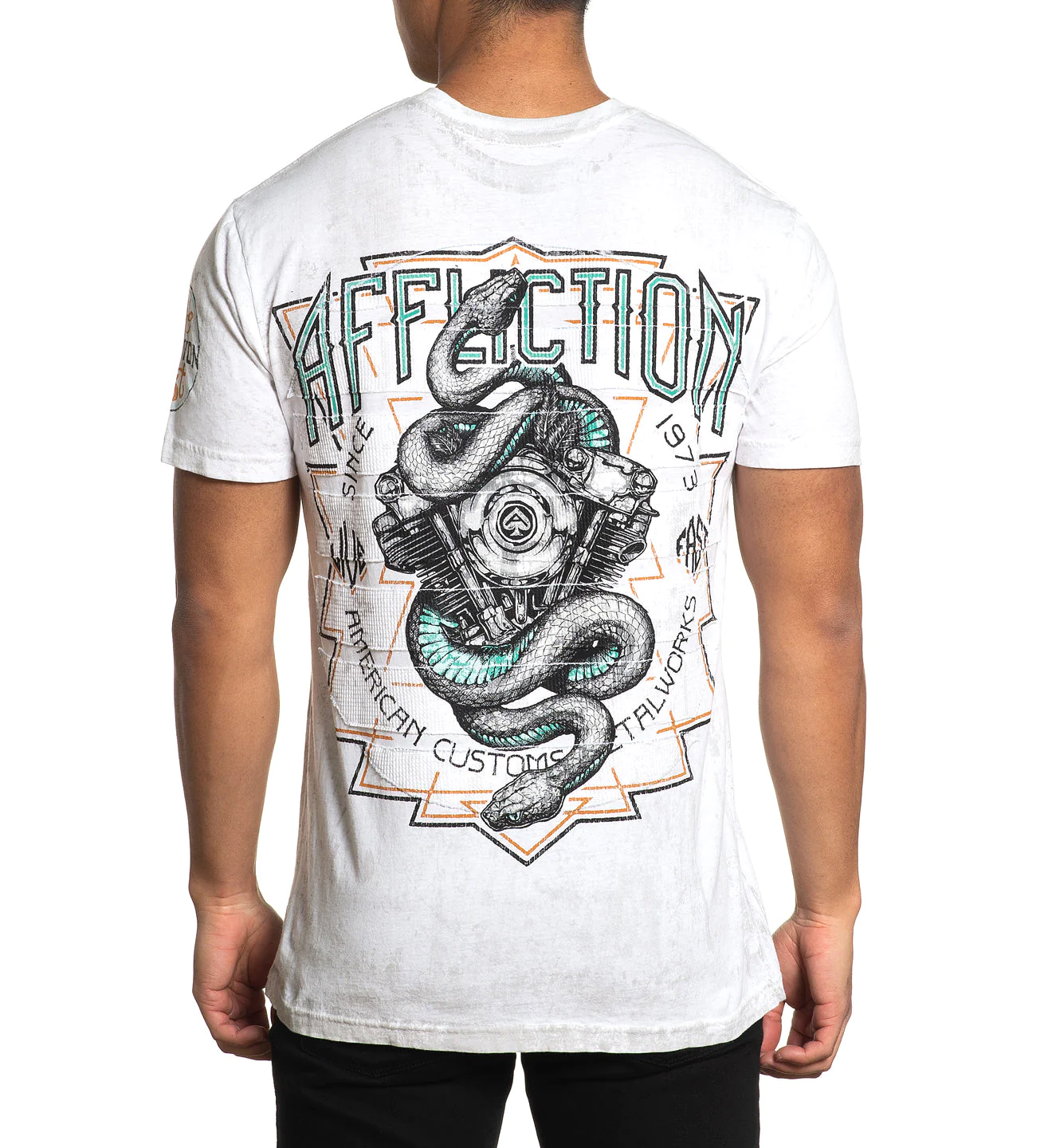 Футболка Affliction AC Ironsmith Tee White купить