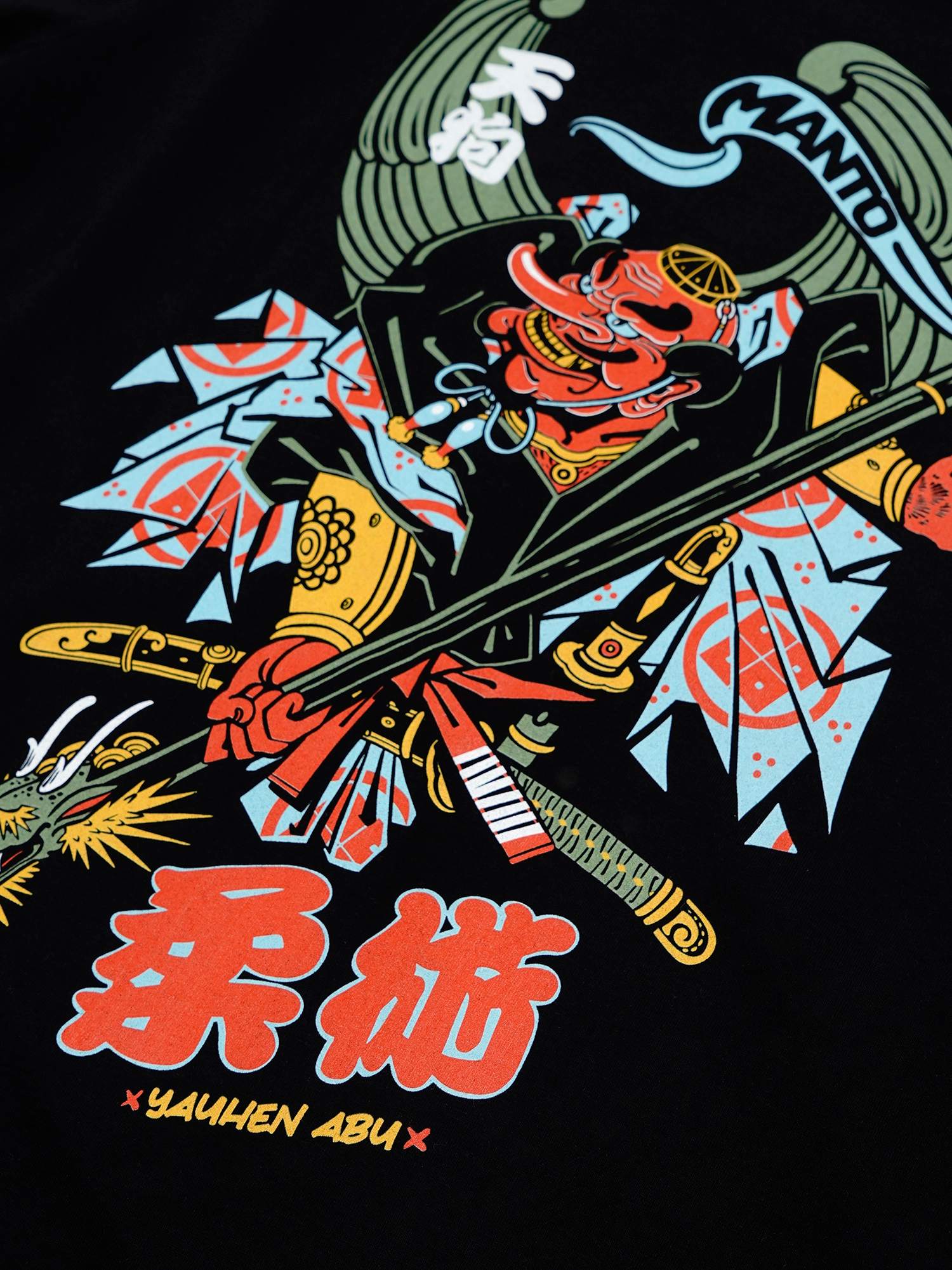 Футболка MANTO T-shirt Tengu Black оригінал