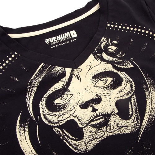 Женская футболка Venum Santa Muerte T-shirt Black фото