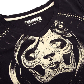 Женская футболка Venum Santa Muerte T-shirt Black, Фото № 4