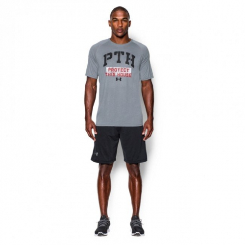 Футболка Under Armour T-Shirt UA PTH Stencil Steel фото