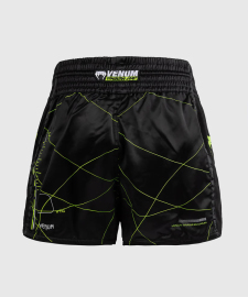 Тайськие шорты Venum Training Camp 4.0 Muay Thai Shorts - Black/Neon Green фото
