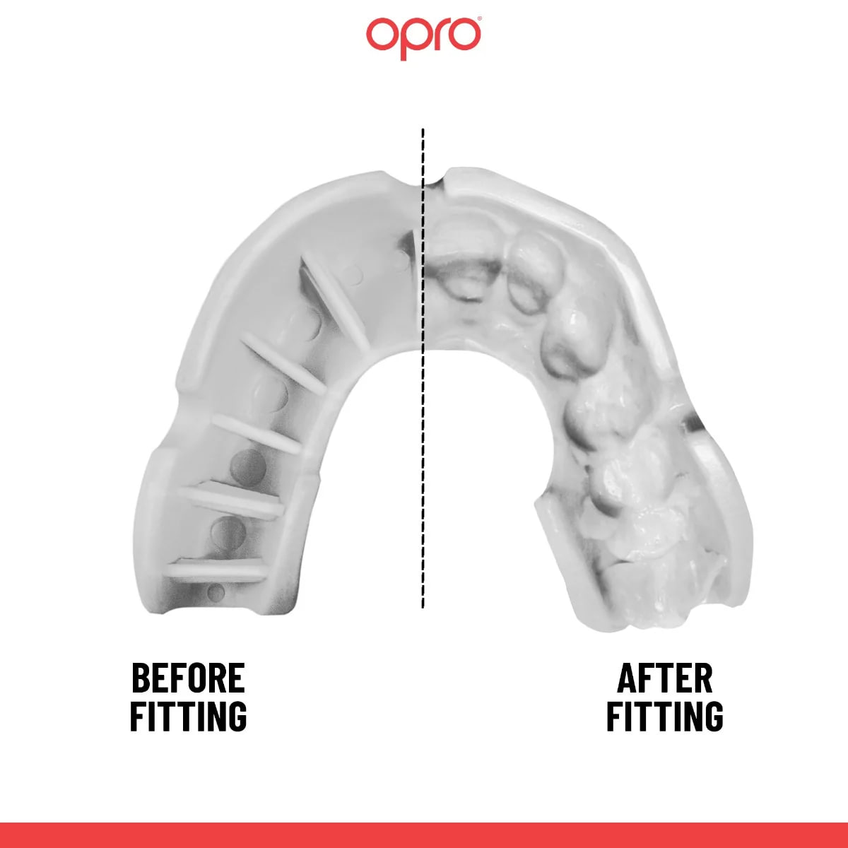 Дитяча капа OPRO Bronze Level White Mouthguard Youth ціна