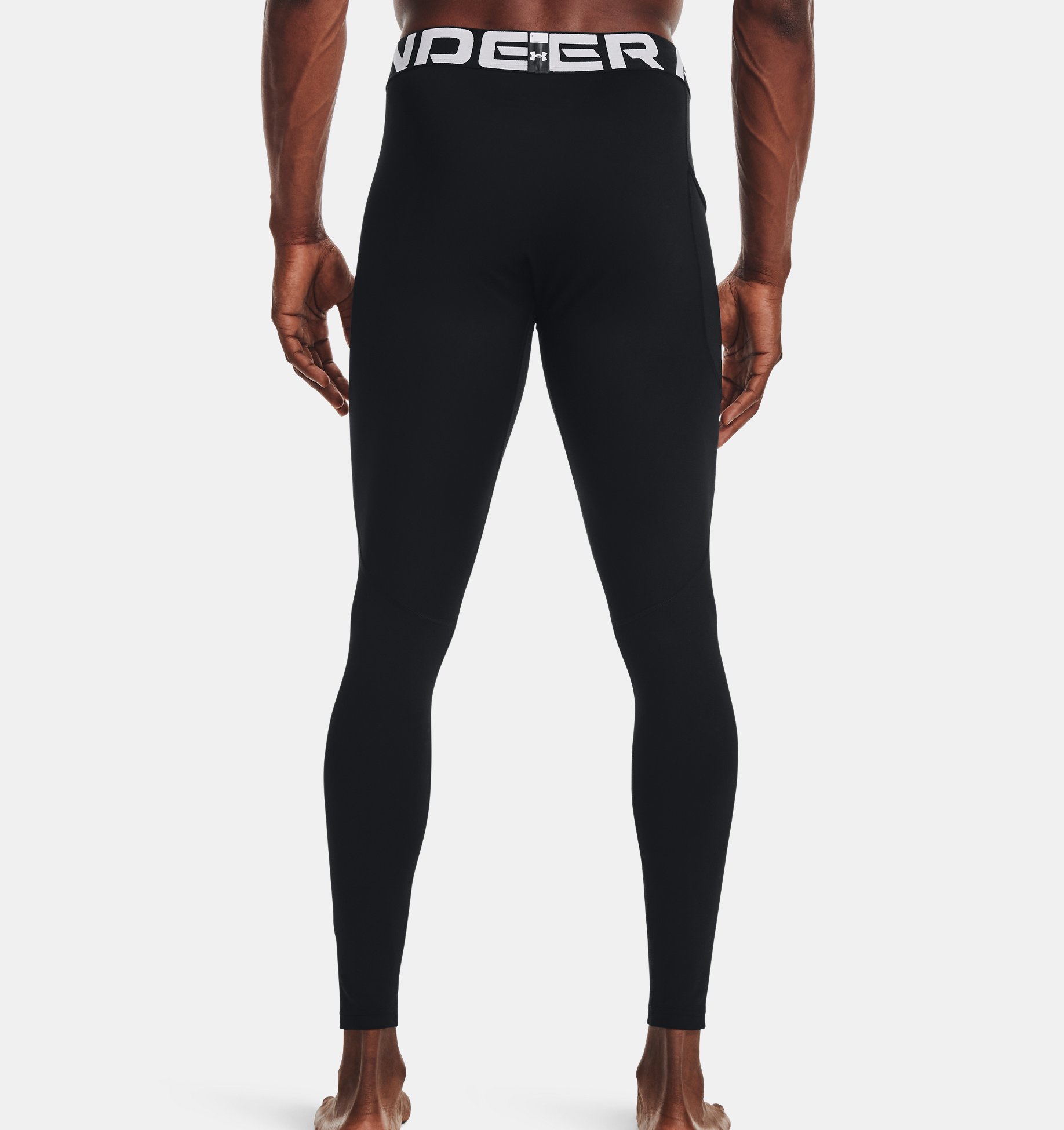 Mens Leggings Under Armour ColdGear® Black White buy