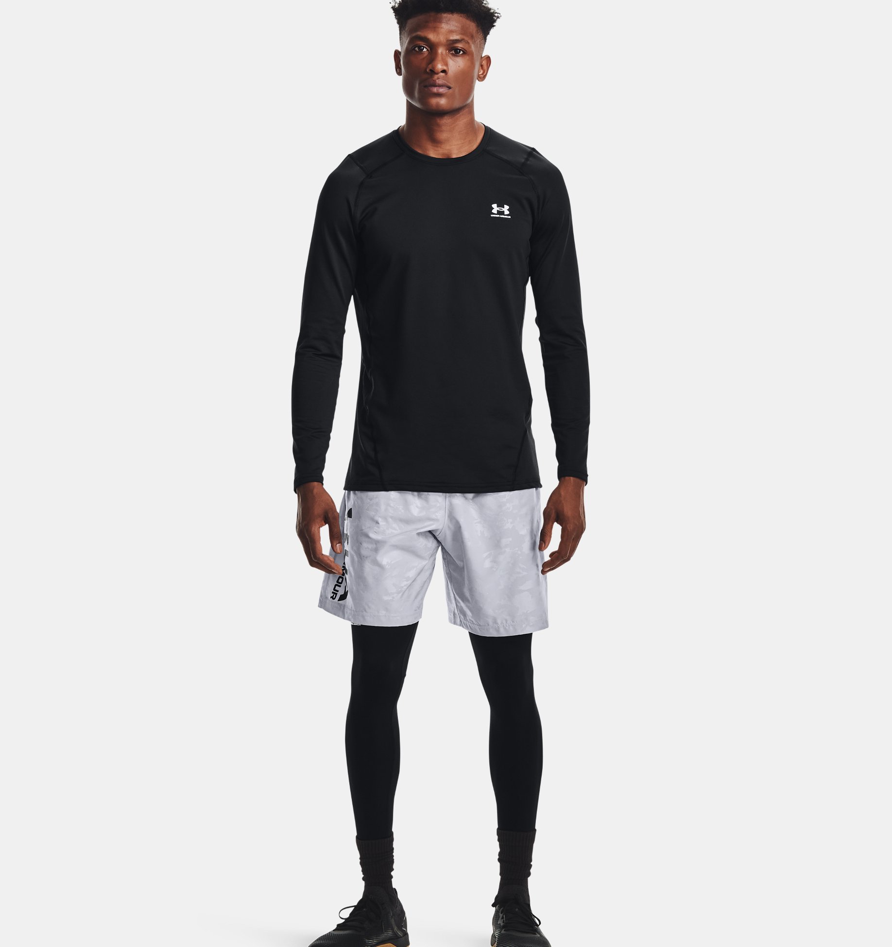 Mens Leggings Under Armour ColdGear® Black White price