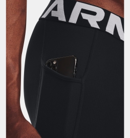 Чоловічі легінси Under Armour ColdGear® Black White фото