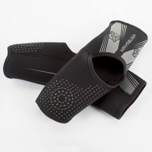 Защита голеностопа Hayabusa Ashi Footgrips Black-Grey купити