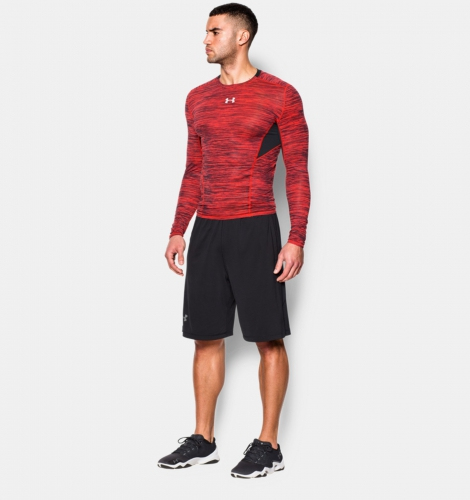 Компрессионная футболка Under Armour HeatGear CoolSwitch Long Sleeve Compression Shit Red фото