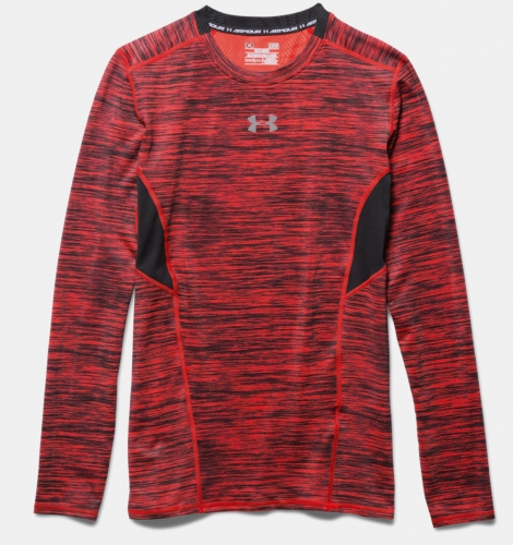 Компрессионная футболка Under Armour HeatGear CoolSwitch Long Sleeve Compression Shit Red оригинал