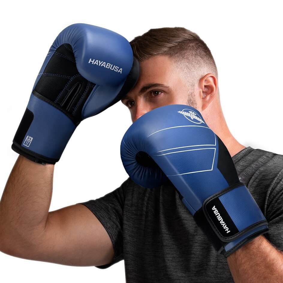 Hayabusa S4 Leather Boxing Gloves Blue buy