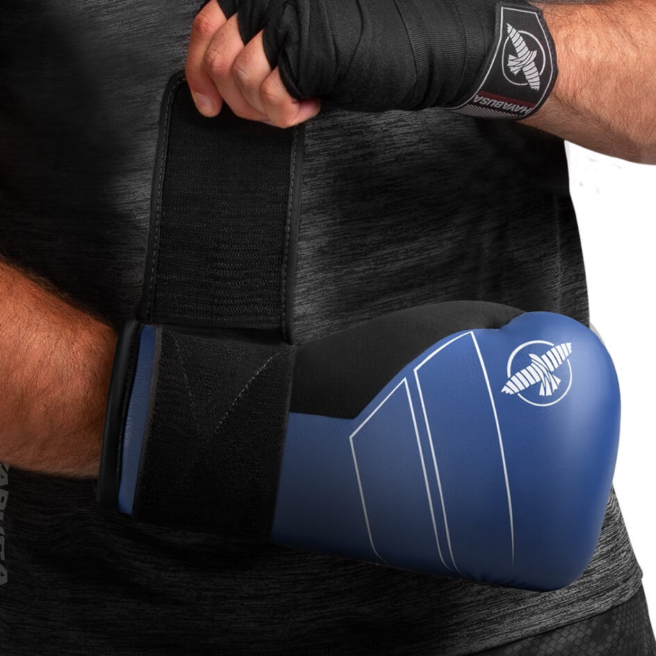 Hayabusa S4 Leather Boxing Gloves Blue original