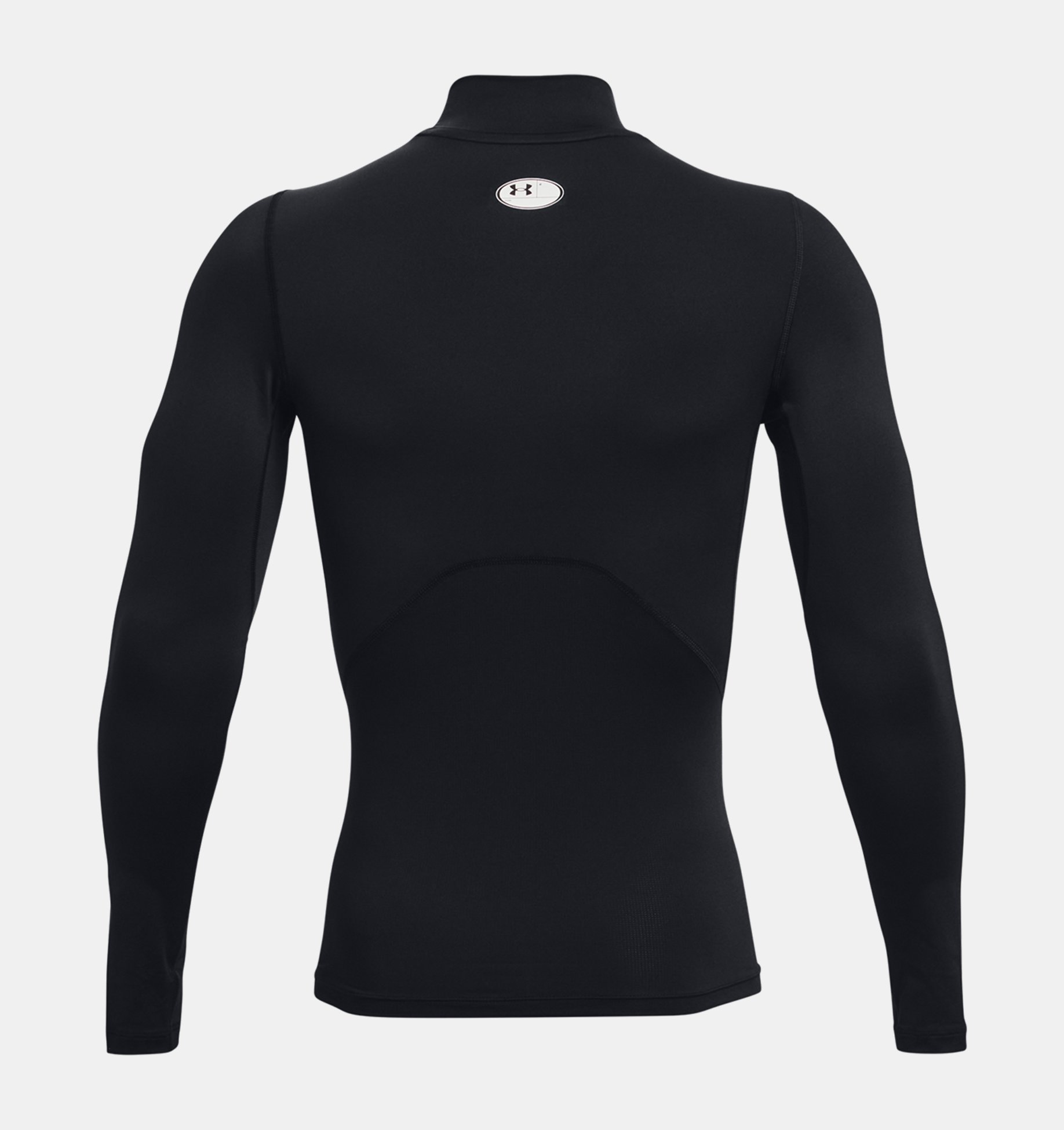 Mens Compression Long Sleeve HeatGear® Mock Black White buy