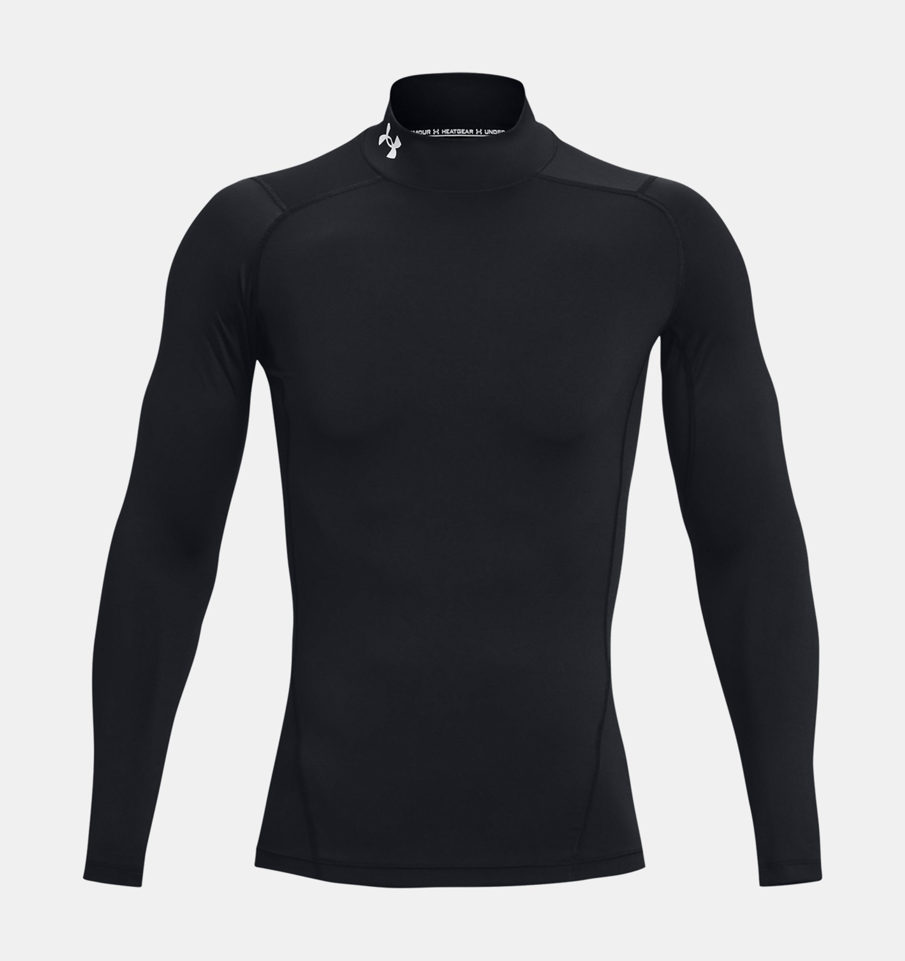 Компресійна футболка HeatGear® Mock Black White
