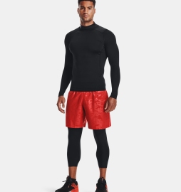 Компресійна футболка HeatGear® Mock Black White оригінал