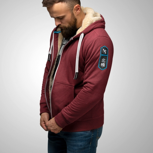 Hayabusa Heavyweight Zip Hoodie - Arctic - Burgundy original