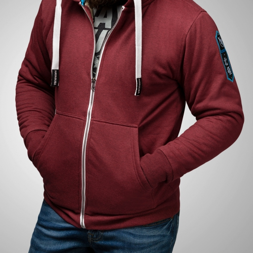 Hayabusa Heavyweight Zip Hoodie - Arctic - Burgundy buy