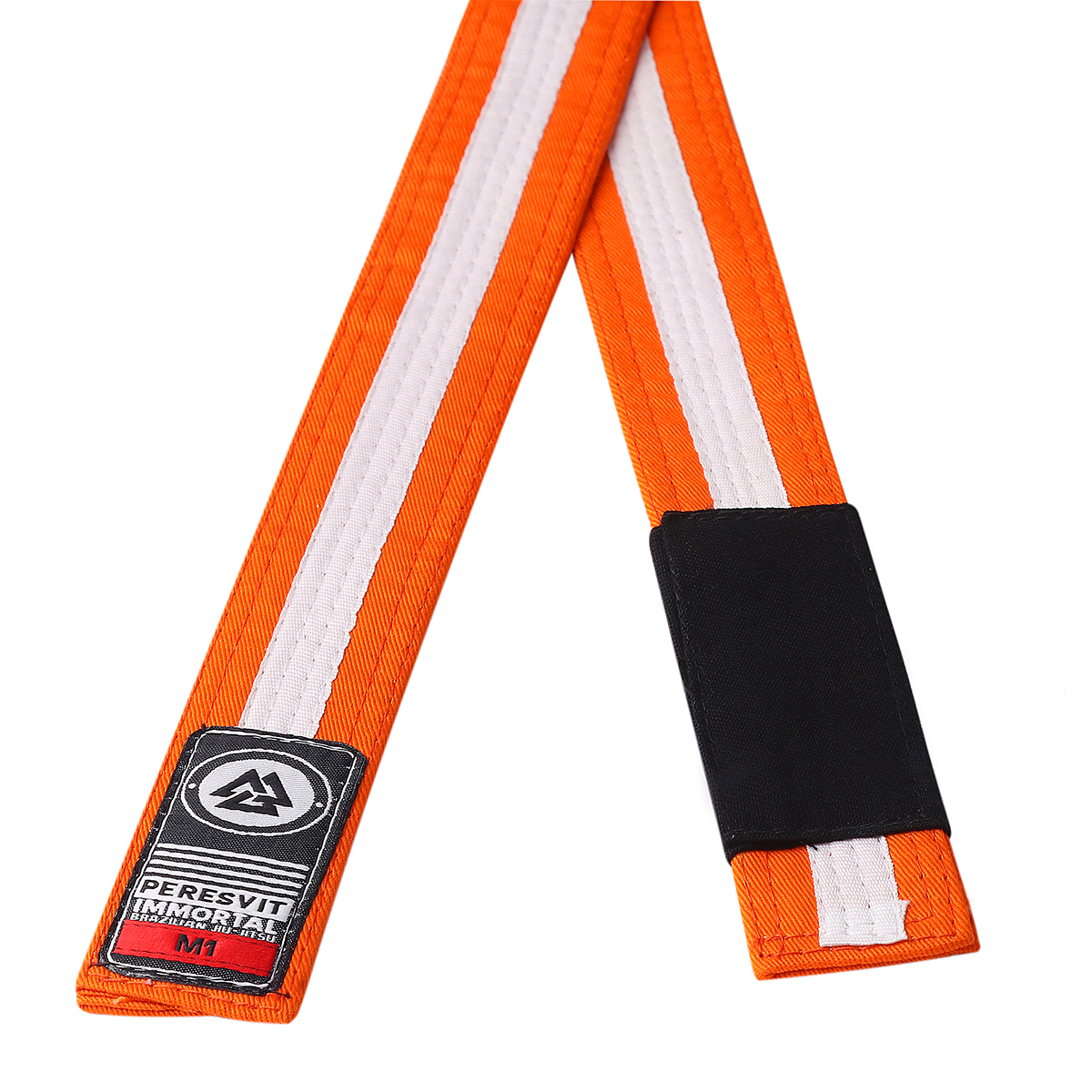 Детский пояс для кимоно Peresvit BJJ Belt Kids Orange White Stripe купить