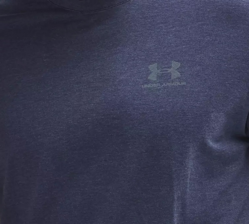 Футболка Under Armour Charged Cotton Left Chest Lockup Navy ціна