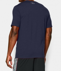 Футболка Under Armour Charged Cotton Left Chest Lockup Navy, Фото № 2