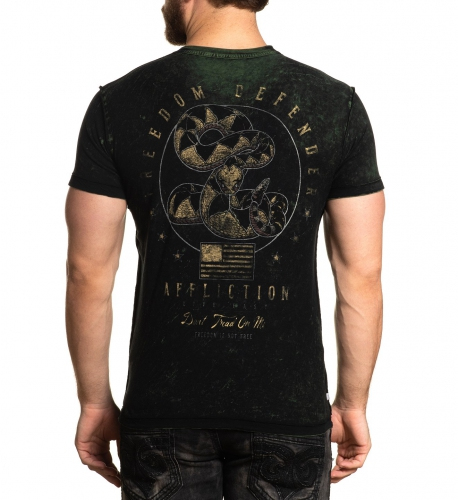 Футболка Affliction Skull Ranger Reversible Green Black ціна