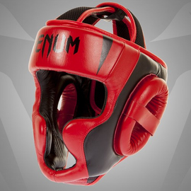 Шлем Venum Absolute 2.0 Red Devil Headgear Nappa Leather, Фото № 2