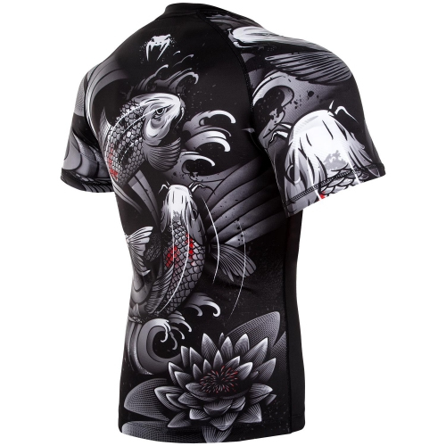 Рашгард Venum Koi 2.0 Rashguards Short Black White фото