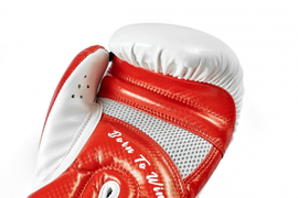 Боксерские перчатки для детей Peresvit Core Boxing Gloves Kids White Red, Фото № 4