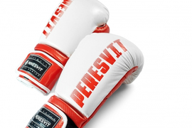 Боксерські рукавиці для дітей Peresvit Core Boxing Gloves Kids White Red, Фото № 5