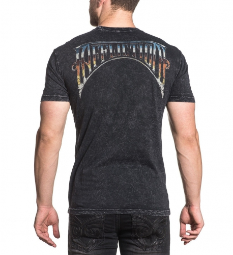 Affliction A Frame Chrome SS Tee Black T-shirt buy